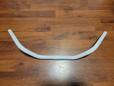 $12 • Buy OEM Aluminum Cruiser Bicycle Handlebar 25.4 X 680mm 80mm Rise Gloss White