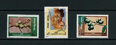 S475 Nepal 1978 Flora Trees Seeds 3v. MNH • $3.62