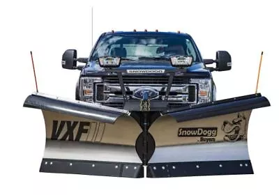 $7504 • Buy SnowDogg/Buyers Products VXF95II, V-Plow 114  Blade Width W/ Halogen Lights