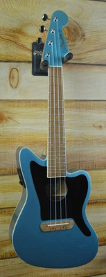 $229.99 • Buy Fender® Fullerton Jazzmaster Uke Acoustic Electric Concert Ukulele Tidepool