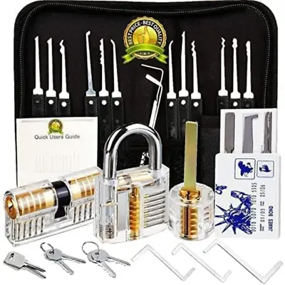 $47.99 • Buy 34 Pieces Tools Set Professional Household Pocket Lock Pick Picking Hand Tools