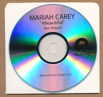 Mariah Carey - #Beautiful Feat Miguel RARE Promo Test Pressing Acetate CD '13 • $15