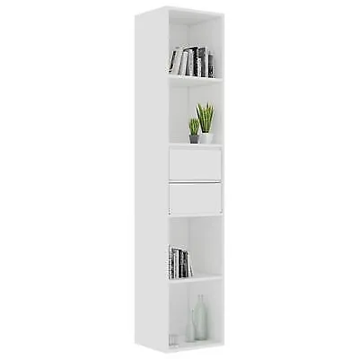 Itzcominghome Tall Bathroom Cabinet Storage Cupboard Tallboy BOOK Unit White • £72.99