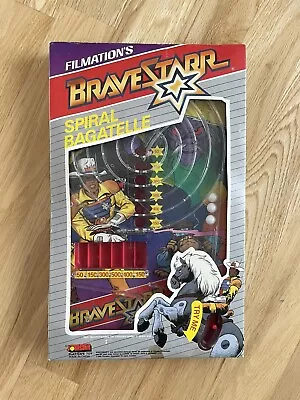 BRAVESTARR Pinball NEW MISB 1986 Vintage MINT Clean Carded Action Figure 80s • £55