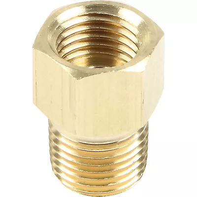 Brass 1/4  Male NPT To 5/16  1/2-20 Female Inverted Connector BMFI250312 @Speedy • $4.45