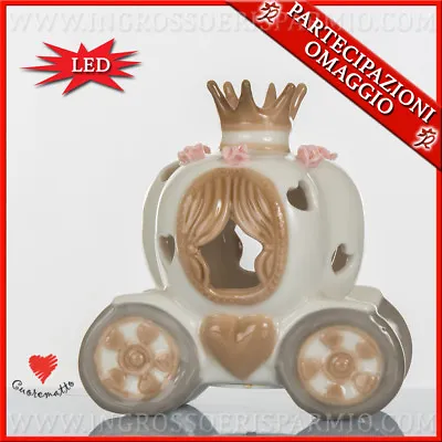 Wedding Favors Carriages Fairytale LED For Birthday Communion Signed Cuorematto • £13.55