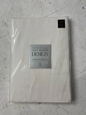£8 • Buy Jeff Banks White Double Flat Sheet