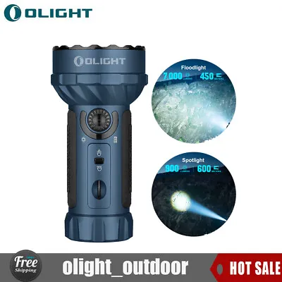 Olight Marauder Mini 7000 Lumen Powerful Flashlight With Dual Beam-Midnight Blue • $199.99