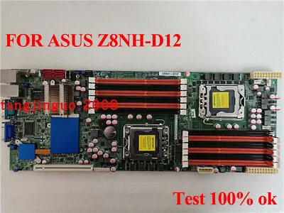 FOR ASUS Z8NH-D12 Dual 1366 X58 Server Motherboard Test Ok Supports X5670 • $159.60