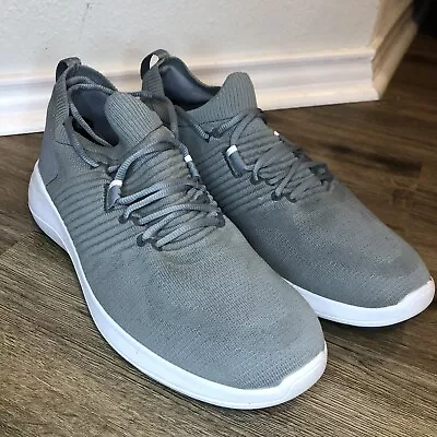 FootJoy Shoes Mens 11 M Flex XP Spikeless Golf Sneakers 56273 Light Grey Low Top • $32