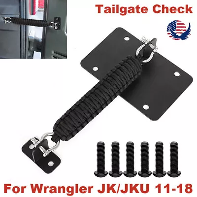 For Jeep Wrangler JK / JKU 2011-2018 Tailgate Check New And Improved Braid Strap • $31.99