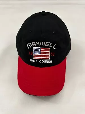 New Maxwell Golf Course Black Snapback Hat One Size • $24.99