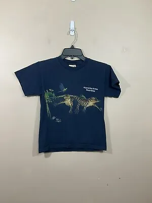 VTG Youth Alligator River National Wildlife Refuge T-Shirt M (10-12) Blue Y2K  • $17.99