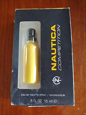 New In Box! NAUTICA COMPETITION 0.5 FL OZ COLOGNE SPRAY MINI TRAVEL  • $33