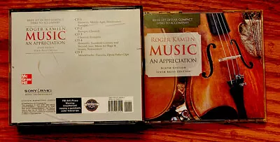 ROGER KAMIEN Music: An Appreciation Ninth Edition CD (5 Disc Set) • $8