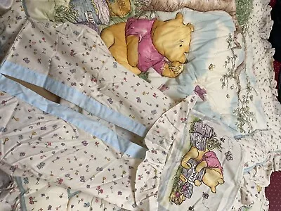 Vintagw Disney Classic Winnie The Pooh Nursery Comforter Set • $115