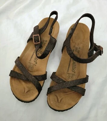 £50 • Buy Birkenstock Papillio Lola, Brown Leather Sandals In Size 5.5 EU39