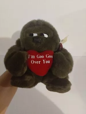 Vintage Gorilla Soft Plush.  I'm Goo Goo Over You.  • $29