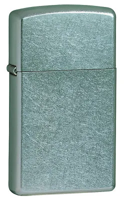 Zippo Lighter Street Chrome Slim (91607) Gift Boxed - Au Stock ! • $38.47