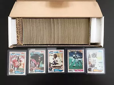 1982 Topps Football Complete 528 Card Set LAWRENCE TAYLOR RC • $110