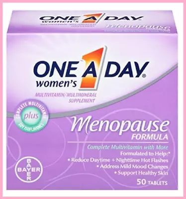 One A Day Women's Menopause Multivitamin Addresses Symptoms Such...  • $20.20