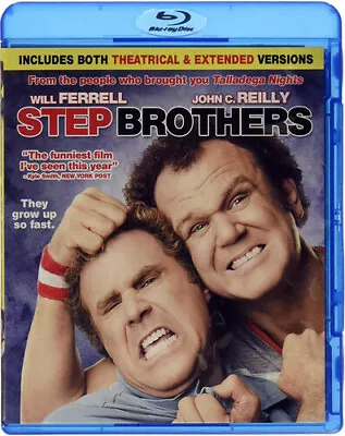 Step Brothers (Blu-ray + Vudu Digital 2008) Will Ferrell - John C. Reilly NEW! • $2.99