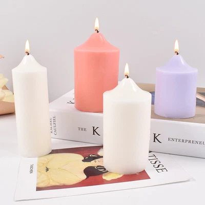£3.95 • Buy Handmade Candle Mould Cake Resin Molds Cylinder Candle Mold 3D Art Wax Mold UK