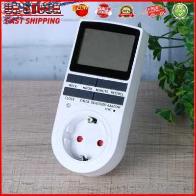 £10.69 • Buy Electric Pug In Protable Timer Digital LED Display Reminder Kitchen Tool EU