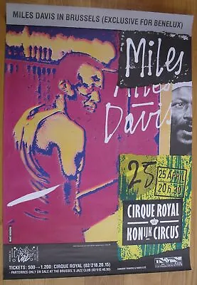 MILES DAVIS Original Concert Poster Jazz '83 • $100