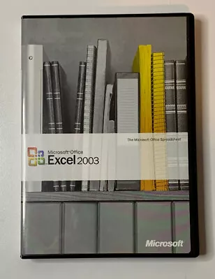 Microsoft Office Excel 2003 W/ Key Genuine-MINT CONDITION • $9