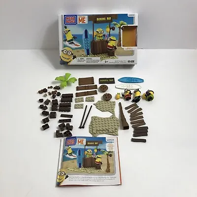 2015 MEGA BLOKS Despicable Me BANANA BAR Beach Day Figure Pack /not Complete • $20.34