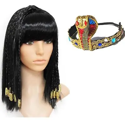 Vintage Egypt Queen Headdress Fashion Crown Gift Egyptian Snake Headband For • £6.06