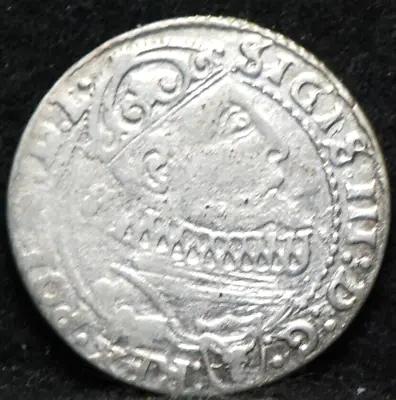 Poland 1626 3 Groschen KM42 Silver Very Fine NR  1-14-24 • $50