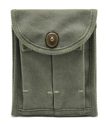 M1 Carbine Buttstock M1911 45 Combination Magazine Pouch Marked JT&L 1944 • $19.99