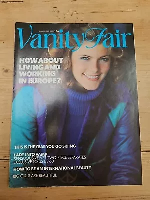 Vanity Fair Magazine November 1971 • £15