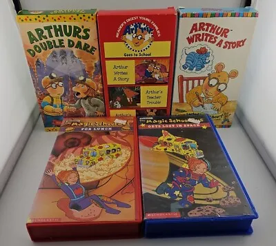 Arthur & The Magic School Bus (VHS Lot Of 5) • $19.99