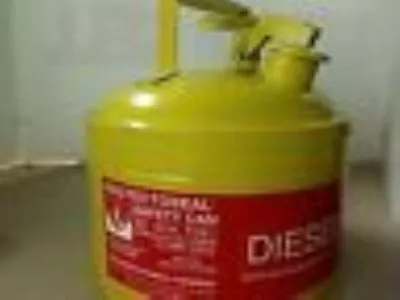 Protectoseal 3613Y Safety Type 1 Diesel Fuel Can 3 Gallon Yellow Metal  • $21