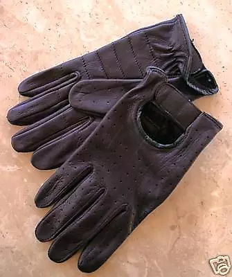 Motorcycle Gloves ~deerskin~ Perforated Palm Pad • $36