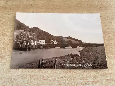 Dovey Bridge Machynlleth Wales Real Photo Postcard C.1925 • £2.95