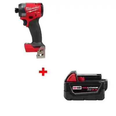 Milwaukee 2953-20 M18 FUEL Hex Impact Driver W/ FREE 48-11-1850 M18 Battery Pack • $161.76