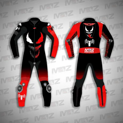 Customised Motorcycle Racing Leather Suit Riding Motorbike Biker Suit 1& 2 PC • $406