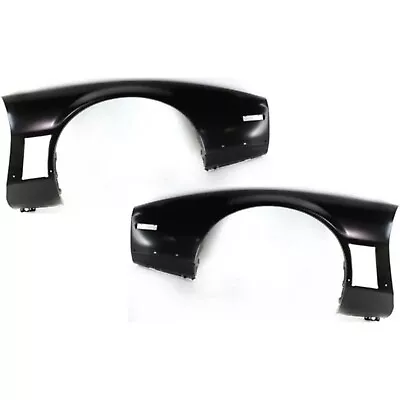 Fender Set For 1985-1990 Pontiac Firebird Front Primed Steel W/Signal Light Hole • $352.86