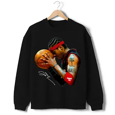 Allen Iverson The Answer Sixers 90's Basketball Vintage Style Sweatshirt • $39