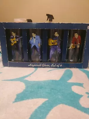 Elvis Presley Highball Glass Collection Set Of 4. Original Box.  • $25.99