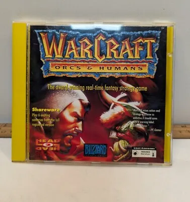 Warcraft Orcs & Humans PC MS-DOS CD-ROM Shareware Ed. W/ Manual And Jewel Case • £145.67