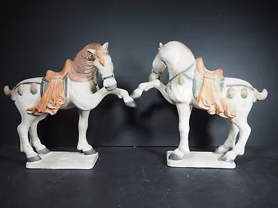 2 Large Tang Dynasty Style Horses Good Size - Ceramic • £84.99