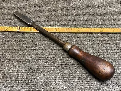 Vintage Goodell Pratt Babbit Bearing Scraper With Wooden Pear Shaped Handle USA  • $21