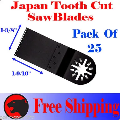 25 Japan Tooth Cut Oscillating MultiTool Saw Blade For Fein Multimaster Bosch • $43.95