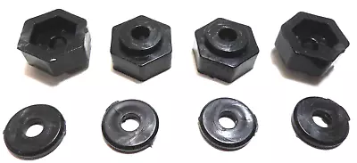 Adapters Converters 17mm Hex Wheel To 12mm Hex Axle - Plastic With Washers • £3.69