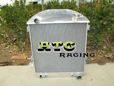 3Row Radiator For Ford Model-T Chevy Engine Bucket GRILL SHELLS 2.9 24-27 HOTROD • $115.58